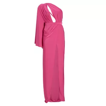 Ethan Cut-Out Jersey Maxi Dress MICHAEL COSTELLO COLLECTION