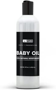 PURE ORIGINAL INGREDIENTS Baby Oil (16 fl oz) Natural Moisturizer, Gentle, Fragrance Free PURE ORIGINAL INGREDIENTS