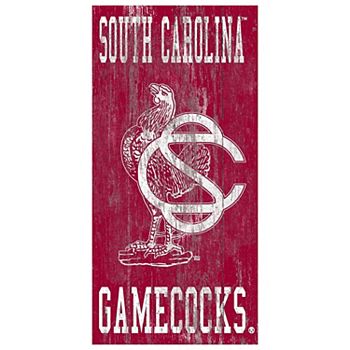 Наклейка на стену с логотипом South Carolina Gamecocks, 30 x 15 см, МДФ Fan Creations