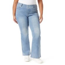 Plus Size Gloria Vanderbilt Shape Effect Pull On Flare Jeans Gloria Vanderbilt