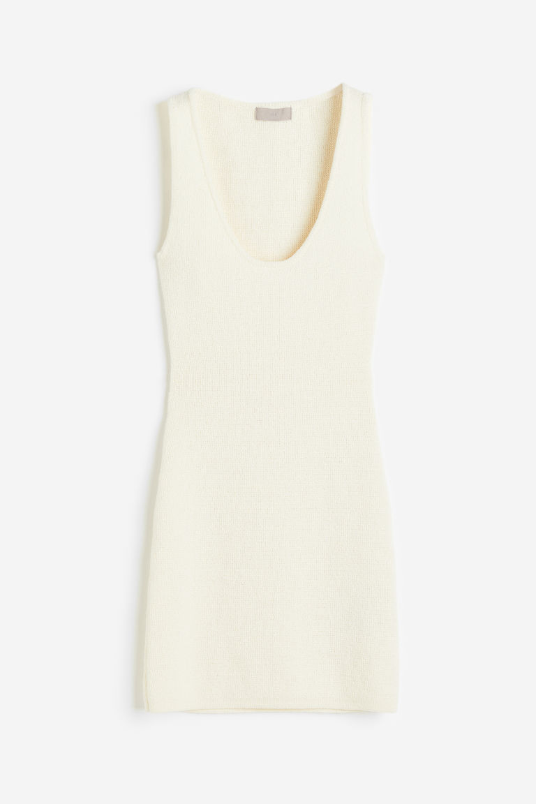 Трикотажное платье без рукавов H&M