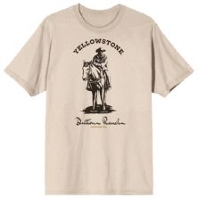 Juniors' Bioworld Yellowstone Dutton Ranch Cowboy Short Sleeve Graphic Tee BIOWORLD