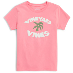 Футболка с короткими рукавами для девочек Vv Palm Tree (Little Kid) Vineyard Vines Kids