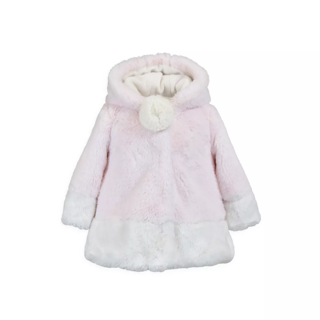 Пальто с капюшоном из искусственного меха для маленьких девочек WIDGEON