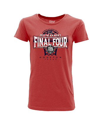 Women's Red FAU Owls 2023 NCAA Men's Basketball Tournament March Madness Final Four T-shirt Blue 84