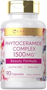 Carlyle Phytoceramide Supplement 1500mg | 90 Capsules | with Organic Sweet Potato | Beauty Formula Complex | Non-GMO and Gluten Free Carlyle