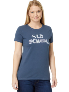 Виниловая футболка Old School Crusher™ с короткими рукавами и кассетой Life is Good