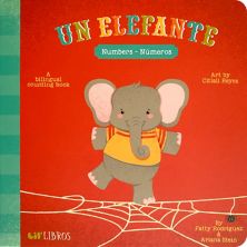 Lil' Libros Un Elefante: Numbers / Números Board Book Lil' Libros