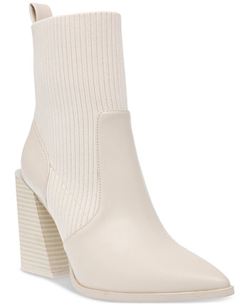 Trinityy Pointed-Toe Pull-On Knit Dress Booties, Created for Macy's Wild Pair