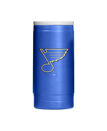 Тонкая банка-холодильник St. Louis Blues с флипсайдовым порошковым покрытием емкостью 12 унций Logo Brand