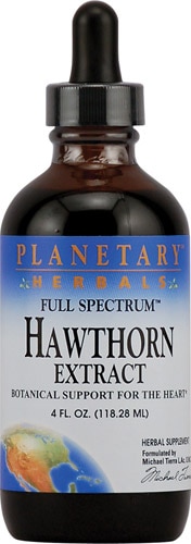 Экстракт боярышника Planetary Herbals Full Spectrum™ -- 4 жидких унции Planetary Herbals