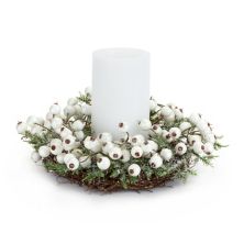 Mini Wreath/Candle Ring 10.5&#34;D Plastic Slickblue