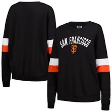 Women's New Era Black San Francisco Giants Game Day Crew Pullover Sweatshirt New Era