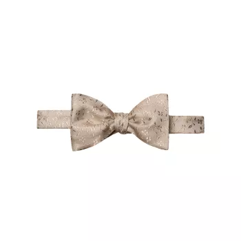 Шелковый галстук-бабочка с цветочным принтом Eton