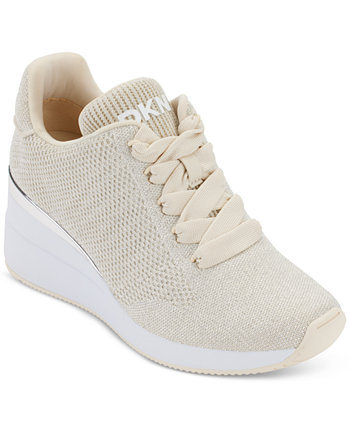 Women's Parks Lace-Up Wedge Sneakers DKNY