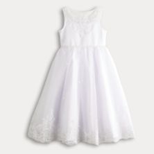Платье для причастия в швейцарский горошек Bonnie Jean для девочек 7–16 лет Bonnie Jean