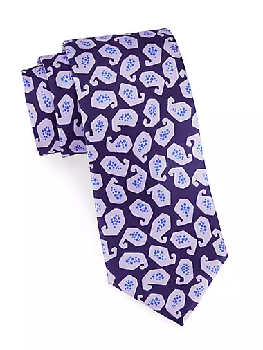 Галстук Charvet Paisley Silk Tie Charvet