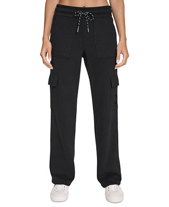 Women's Active Embroidered-Logo Cargo Pants Calvin Klein