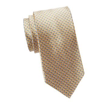 Аккуратный шелковый галстук BRUNO PIATTELLI