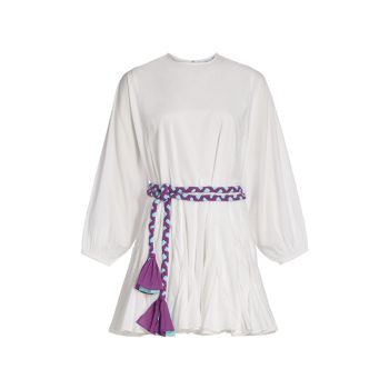 Мини-платье Ella с плетеным поясом Rhode