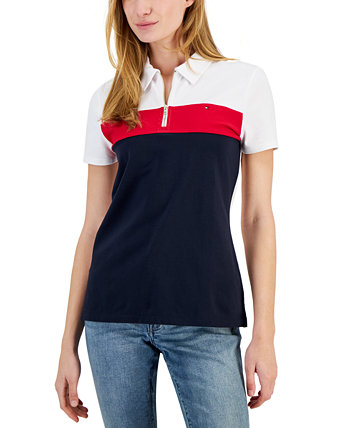Женская рубашка-поло с цветной блокировкой Tommy Hilfiger Tommy Hilfiger