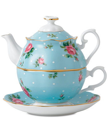 Голубой чай в горошек за один набор Royal Albert