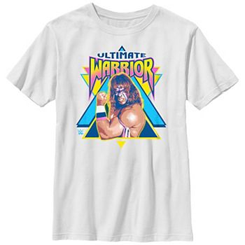 Boys WWE Ultimate Warrior Vintage Poster Graphic Tee Licensed Character