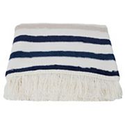 Discover Europe - Made in Portugal The Cotton Edition Variegated Stripe Throw Blanket Discover Europe