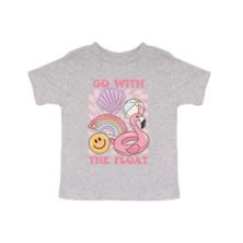 Go With The Float Pink Toddler Short Sleeve Graphic Tee The Juniper Shop