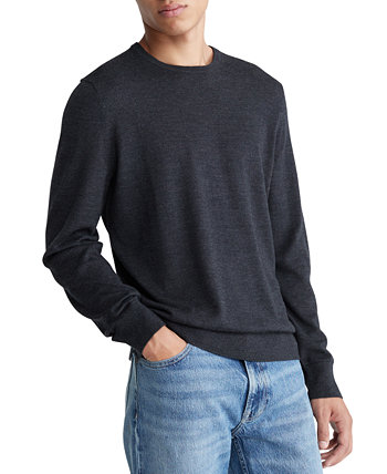 Мужской свитер из очень тонкой шерсти мериноса Calvin Klein