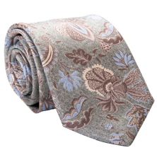 Medici — удлиненный мужской шелковый галстук с принтом Elizabetta