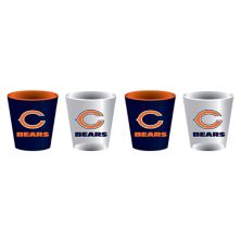 Chicago Bears Four-Pack Shot Glass Set EVERGREEN ENTERPRISES