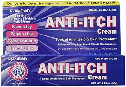 Anti-Itch Cream with Histamine Blocker, 1.25 oz Dr. Sheffield