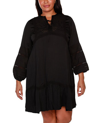 Кружевное платье больших размеров в стиле бохо Black Label Belldini