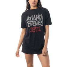 Women's The Wild Collective Black Atlanta Braves T-Shirt Dress The Wild Collective