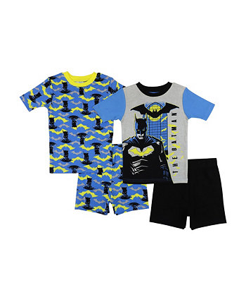 Big Boys T-shirts and Shorts, 4-Piece Set Batman