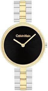 Женские кварцевые часы Calvin Klein Gleam 2H из нержавеющей стали, водозащита 3 ATM (30 метров), диаметр 32 мм Calvin Klein