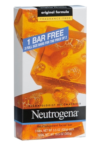Оригинальный тройной набор мыла Neutrogena без запаха — 3,5 унции Neutrogena