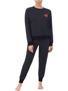 Пижамный комплект с длинными рукавами-джоггерами DKNY