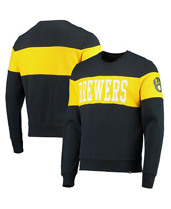Мужская толстовка '47 Navy Milwaukee Brewers Interstate Pullover Sweatshirt '47 Brand
