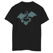 Футболка DC Fandome Batman Teal с графическим портретом и логотипом для мальчиков 8–20 лет DC Comics
