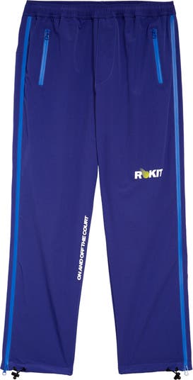 Спортивные брюки с молнией сбоку и логотипом Sniper ROKIT