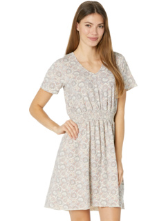 Платье из джерси с короткими рукавами и V-образным вырезом с принтом пейсли Mod-o-doc