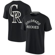 Unisex Fanatics Signature Black Colorado Rockies Elements Super Soft Short Sleeve T-Shirt Fanatics Signature