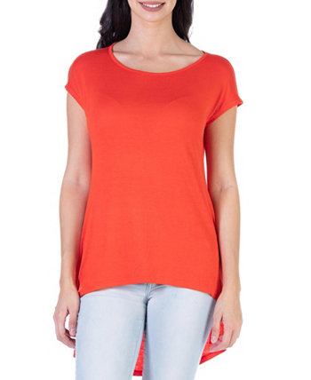 Женская Блузка 24Seven Comfort Scoop Neck High Low 24Seven Comfort