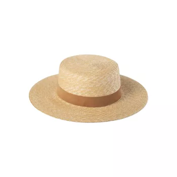 Соломенная шляпа Spencer Boater с замшевой отделкой Lack of Color
