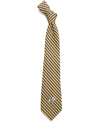 Мужской разноцветный галстук в клетку Nashville Predators Eagles Wings