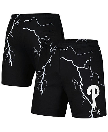 Мужские черные шорты с молниями Philadelphia Phillies PLEASURES