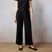 Женские брюки со складками и широкой посадкой LC Lauren Conrad LC Lauren Conrad