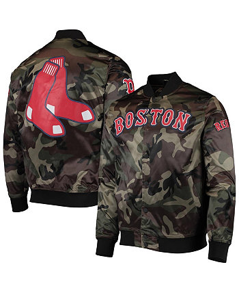 Мужская камуфляжная куртка Boston Red Sox Satin Full-Snap Pro Standard